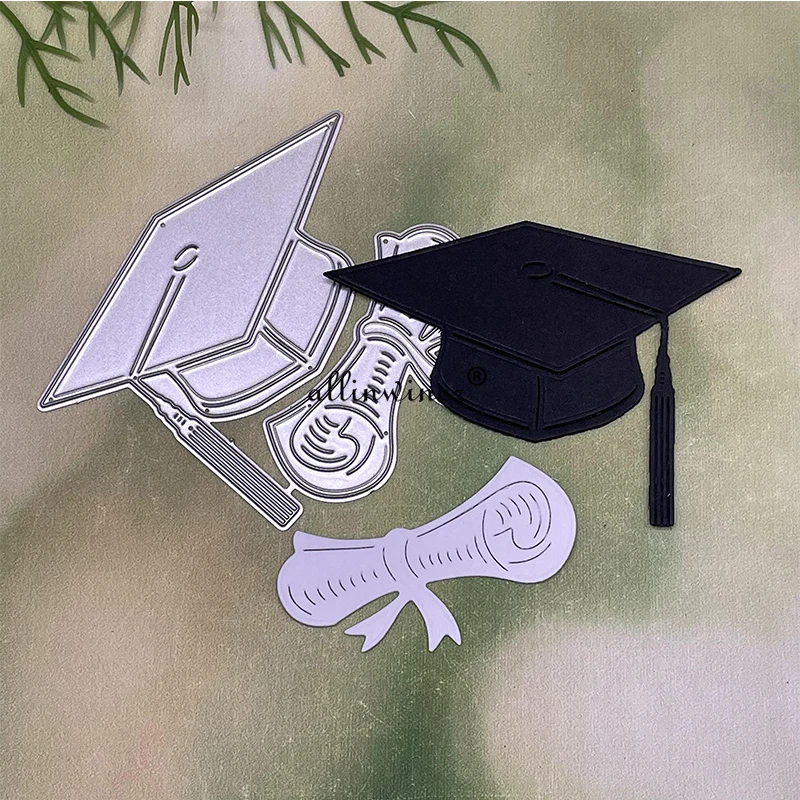 Graduation hat certificate Metal Cutting Dies Stencils For DIY Scrapbooking Decorative Embossing Handcraft Die Cutting Template