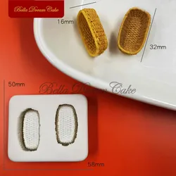 3D Small Woven Basket Design Silicone Mold DIY Chocolate Fondant Mould Cake Decorating Tools Kitchen Baking Accessories