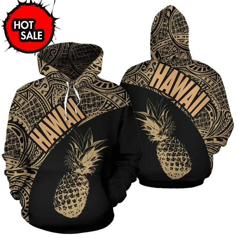 Newest Fruit Pineapple 3D Printed Man Women Fashion Y2K Hoodie Oversized Streetwear Casual Pullovers Men Christmas Sweatshirt