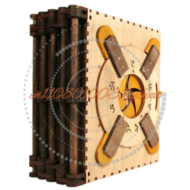 Code Book Puzzle Level 10 High Difficulty Hell Level Three-dimensional Puzzle Assembly Toy Mechanism Decryption Box