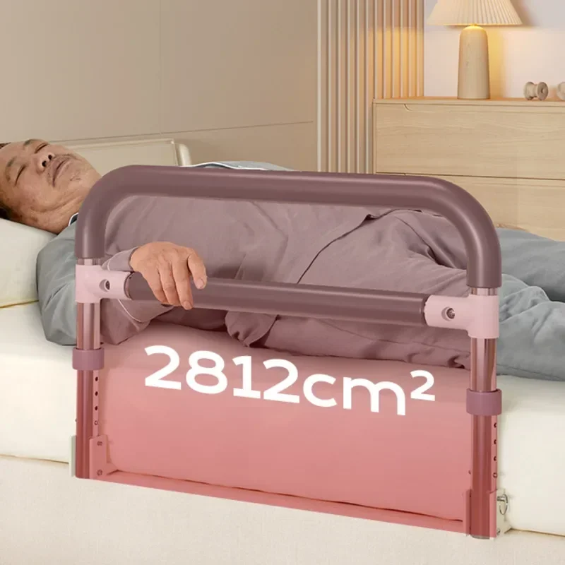 Elderly Bedside Assist Foldable Handrail Anti-Fall Bed Grip Four-Level Adjustable Barrier Convenient Safety Support