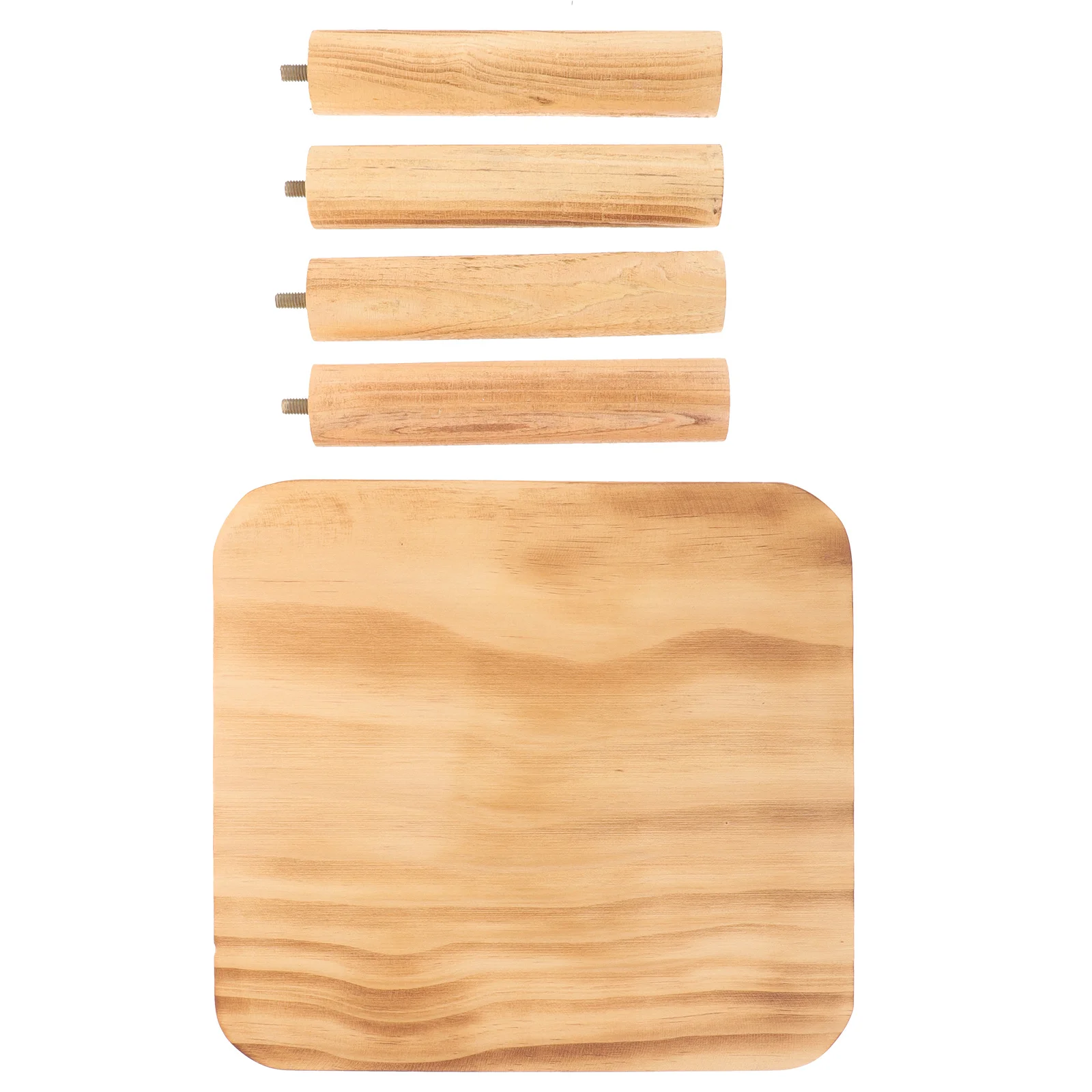 

1pcs Portable Wooden Stool Lightweight Small Step Stool For Adults Indoor Outdoor Kitchen Bathroom Bedroom Garage Fishing Garden