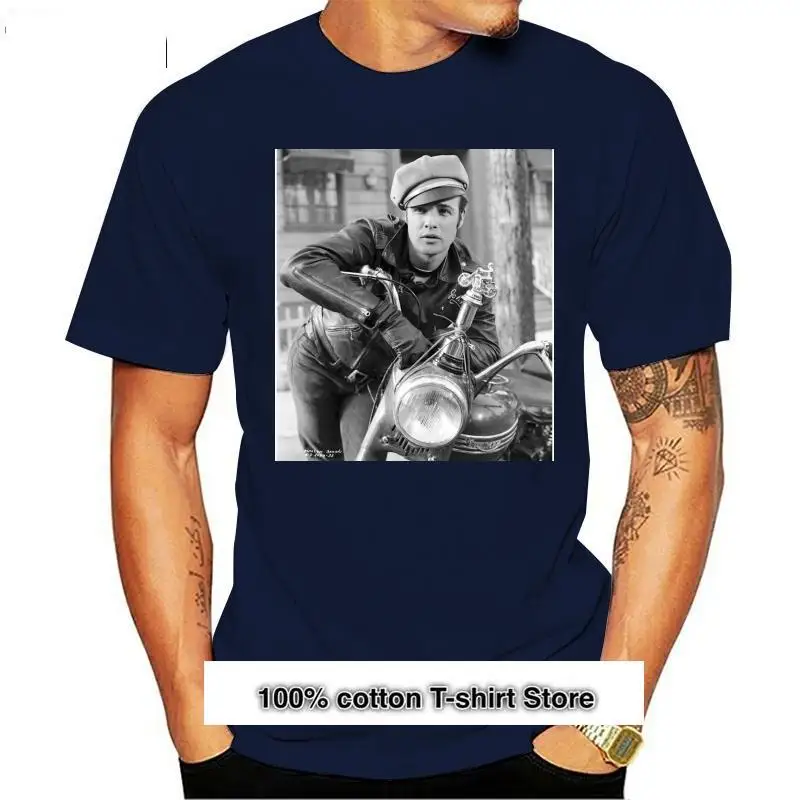 Camiseta de Marlon Brando para hombre y mujer, ropa Retro de película, todas las tallas Camiseta clásica de diseño personalizado