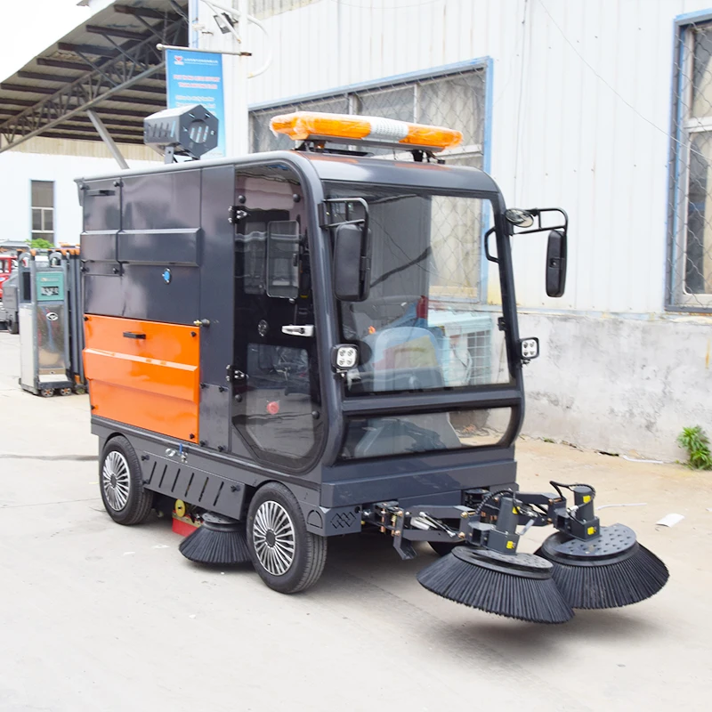 Customized Advanced Industrial New Floor Sweeper 2400mm Path 35 Degree Climbing 4000W Power Battery Operated 4-6H Working Time S