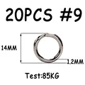 Split Ring 9 20pcs