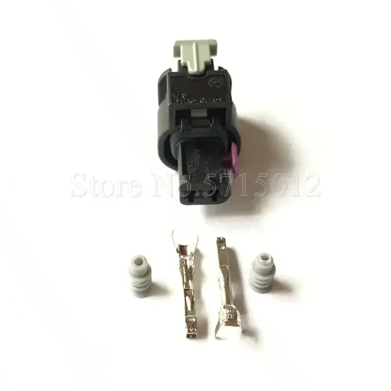 2 Hole 4F0 973 702 1-1718643-1 Fuel Injector Plug Collision Sensor Automotive Connector For VW Audi