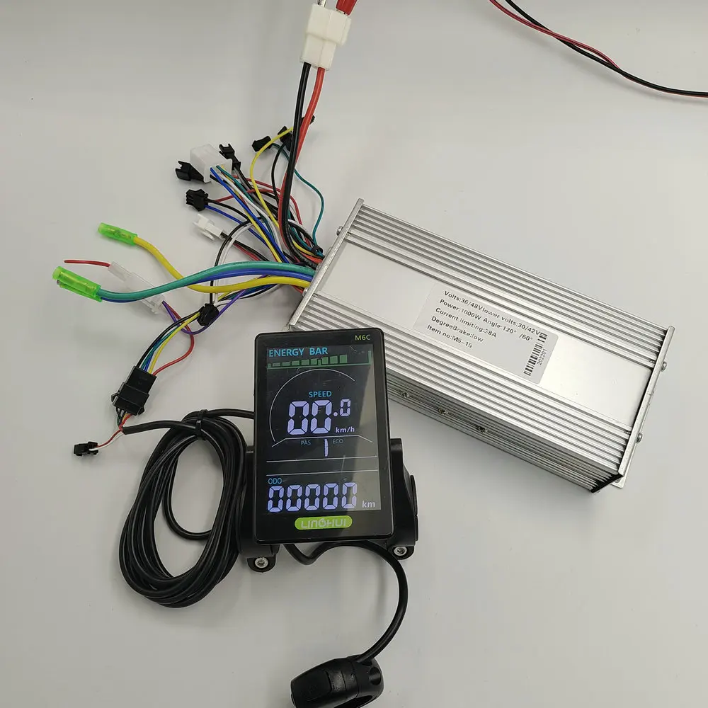 

Точечный матричный экран MC60, вертикальный ЖК-экран, инструмент + 24V36V48V/450W-1000W, комплект контроллеров для электрического велосипеда, скутера, MTB, запчасти для самостоятельной сборки