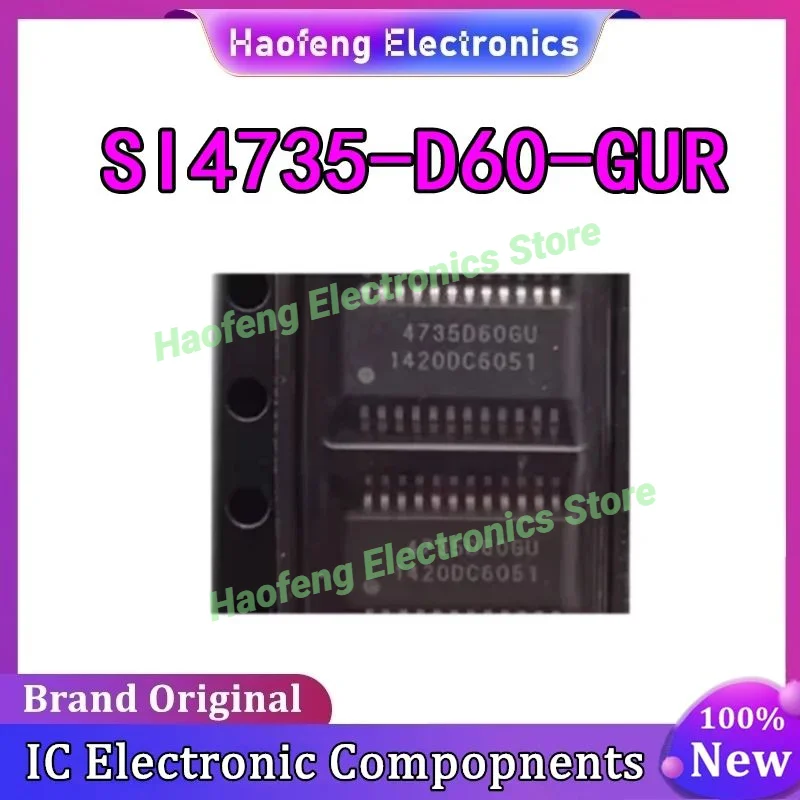 4735D60GU SI4735-D60-GU SI4735-D60-GUR ssop-24 микросхема 100% новый оригинальный на складе