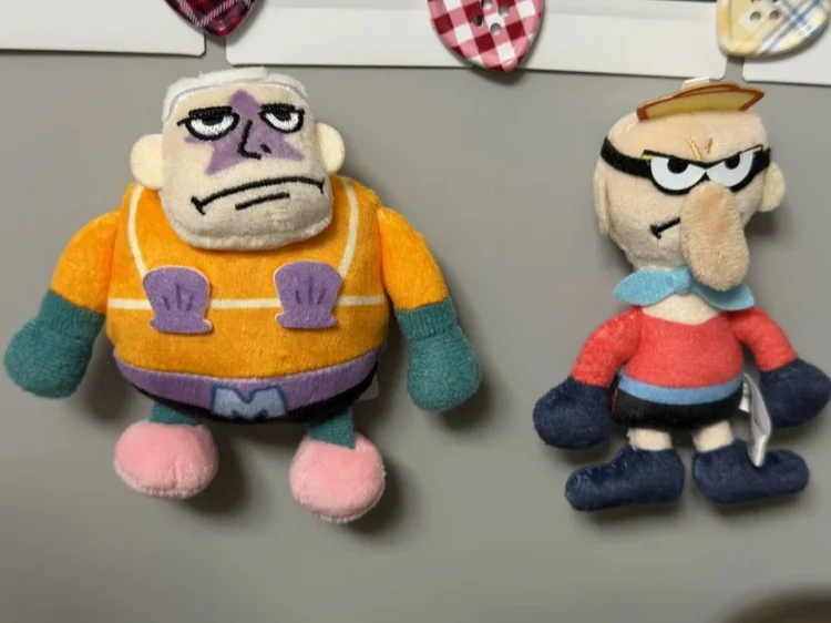 Original X11 SpongeBob Schwammkopf Bikini Bottom Tagesausflug Überraschungsbox Niedlicher Plüsch-Schlüsselanhänger Taschenanhänger Anime-Figur Sammlerstück Geschenk – Detail 14