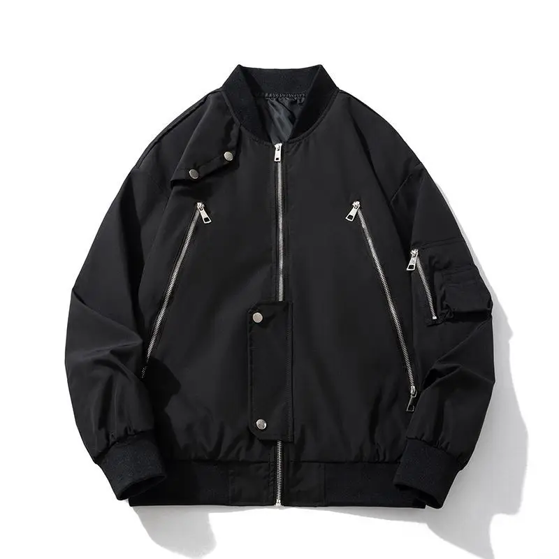 

Autumn Winter Bomber Jackets for Men Vintage Winter Padding Jacket Solid Color Winter Parkas Women Clothing Outerwears Unisex