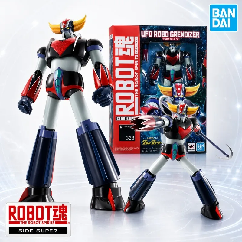 

Bandai Original UFO Robo Grendizer Anime Figure Robot Spirits Side Super 338 Grendizer Mecha Action Collectible Toys Gift
