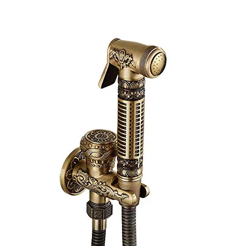

Antique Brass Bronze Toilet Bidet Sprayer Set Bathroom Handheld Bidet Toilet Sprayer