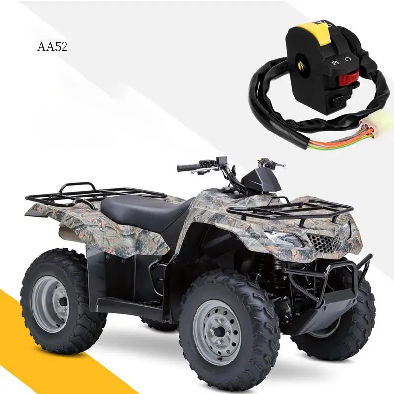 

AS-New High Quality Motorcycle Handlebar Start-Stop Headlight Switch 37400-27H00 For ATV Ozark 250 LT-F250 2002-2014