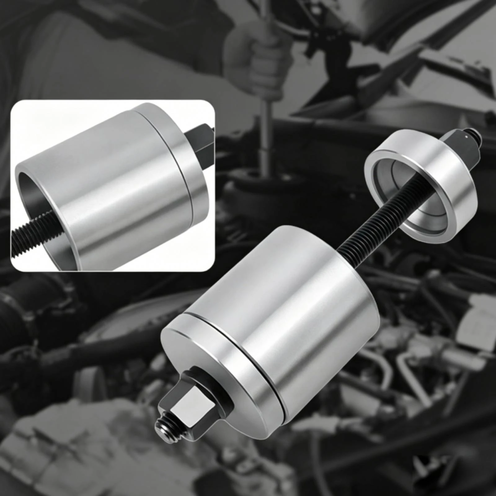 Automotive Bushing Tool 200 Mm Rods Shock Absorber Bushing Tool Car Service Machined Metal Accurate Operation