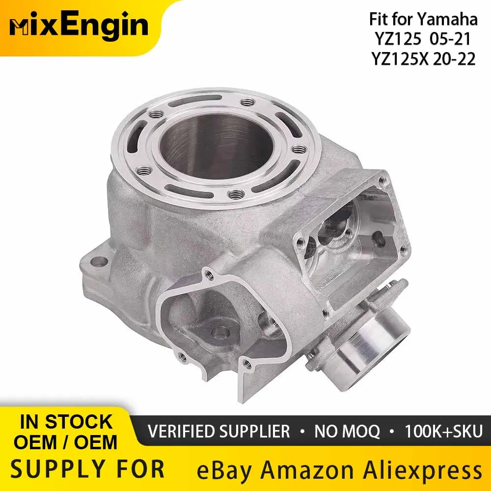 

Motorcycle Engine Parts CYLINDER ASSEMBLY JUG 54mm For Yamaha 05-21 YZ125 Team Yamaha 20-22 YZ125X 1C3-11311-21-00 YZ 125 X