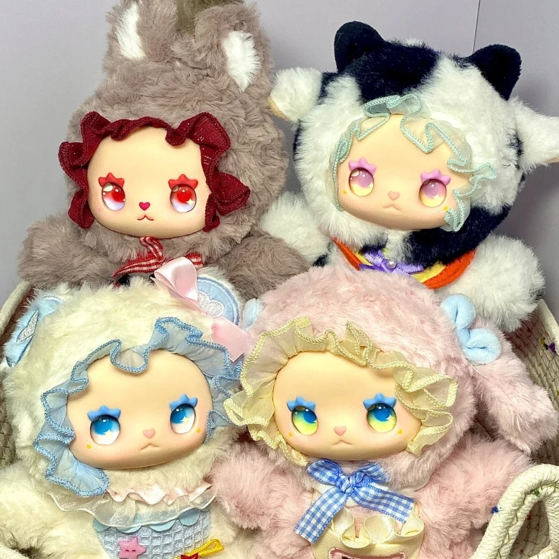 

LOVELY EMMA Pockets Zoo Series Blind Box Cute Rabbit Action Figure Mystery Box Kawaii Bear Anime Doll Surprise Bag Pendant Toys