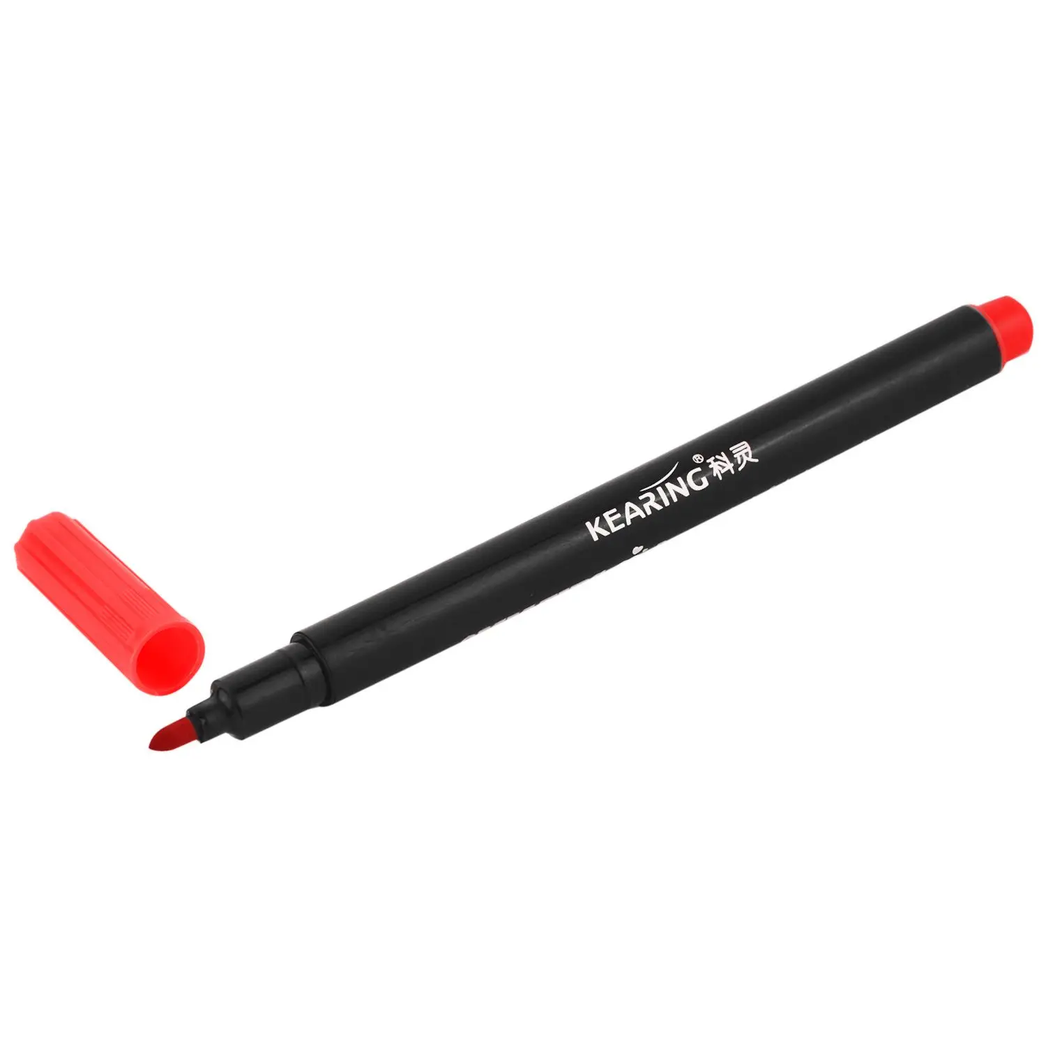 1 x Fabric Marker Pens Permanent Colors For DIY Textile Clothes T-Shirt Shoes red