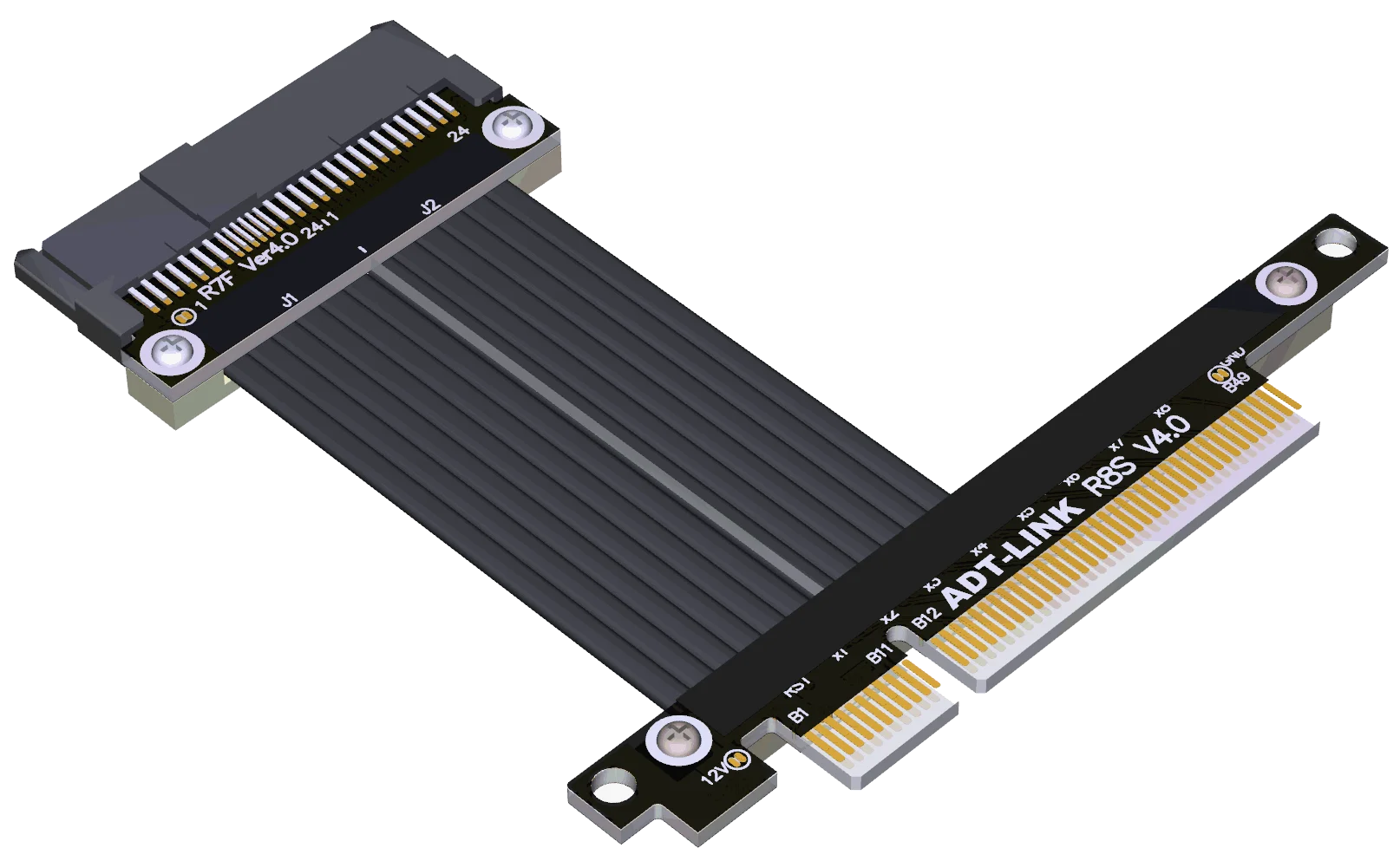 U.2พอร์ต U2ไปยัง PCI-E 4.0X8 SFF-8639 NVMe PCIe สายอะแดปเตอร์ขยาย