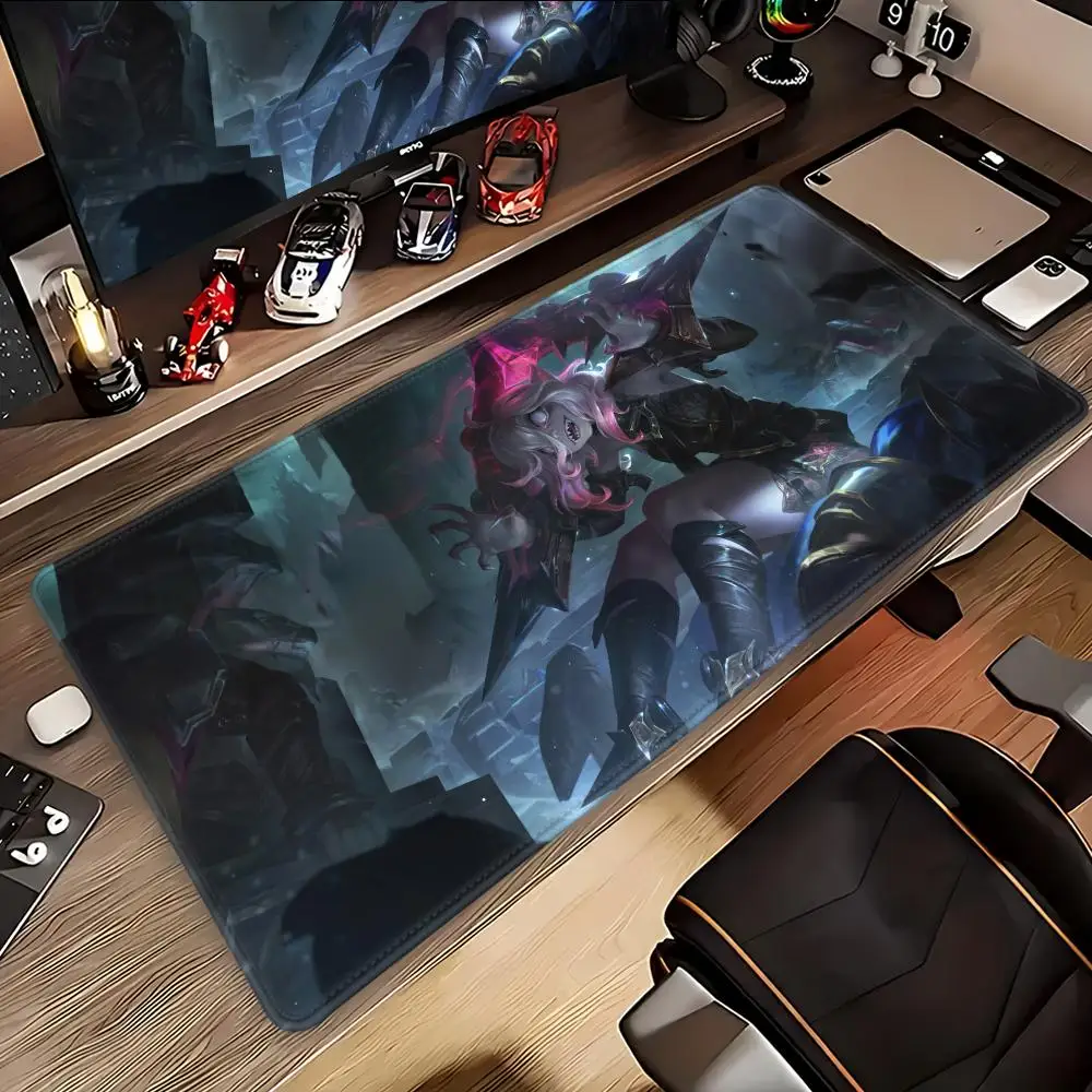 League of Legends Briar game Красивые узорыОфисный компьютерный стол Коврик для стола Клавиатура Большой коврик для мыши Подушка для ноутбука Нескользящий декор