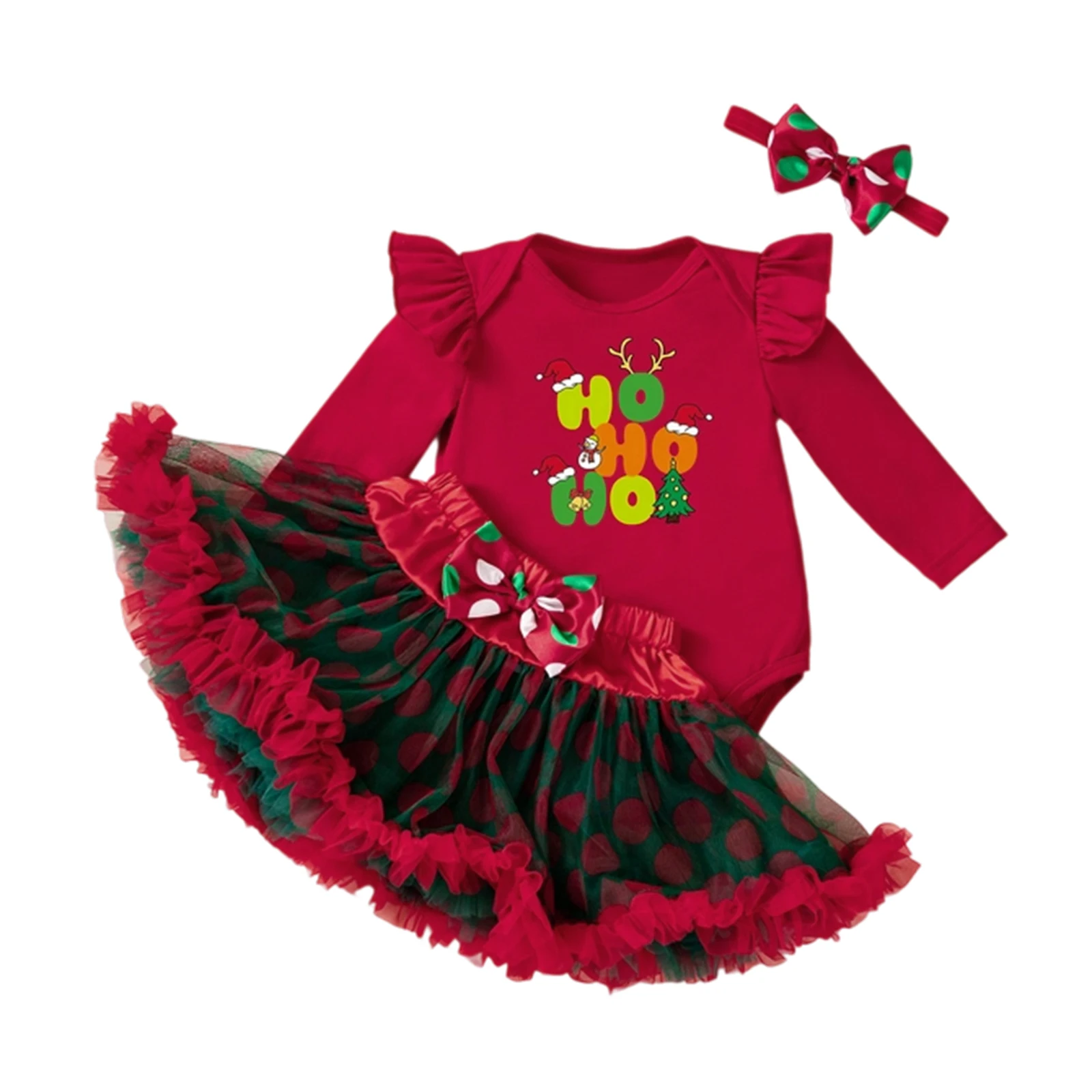 

Комплект одежды из 3 предметов для маленьких девочек, топ с длинными рукавами и цветочным принтом, юбка с рюшами, повязка на голову, осенний комплект одежды для маленьких девочек