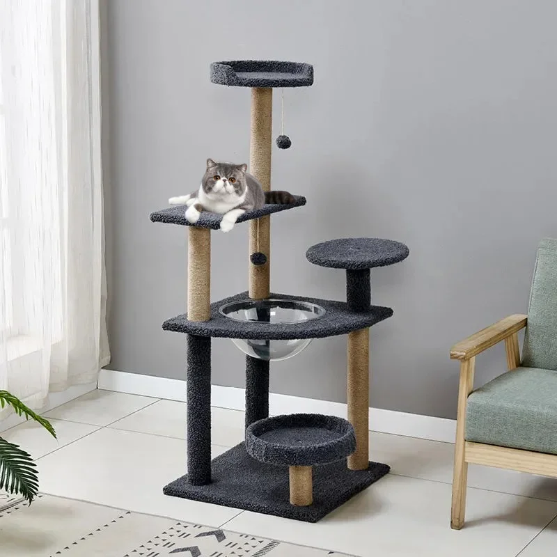 

Luxury large cat tree tower cat scratching climbing frame tree kitten playing cat toy