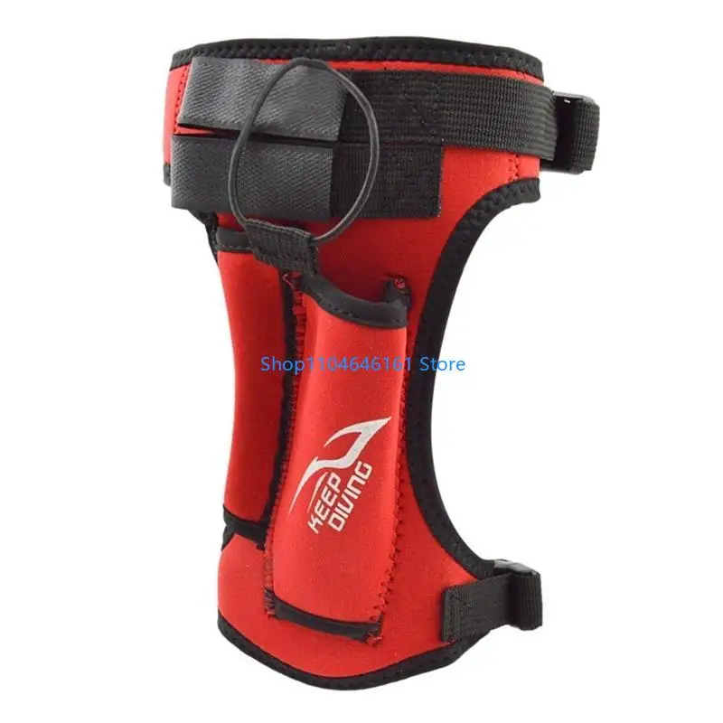 Scubas Diving Knifed Wrap Sheaths Cover Strap Leg Holder Diver Safe Gear Holder view 5