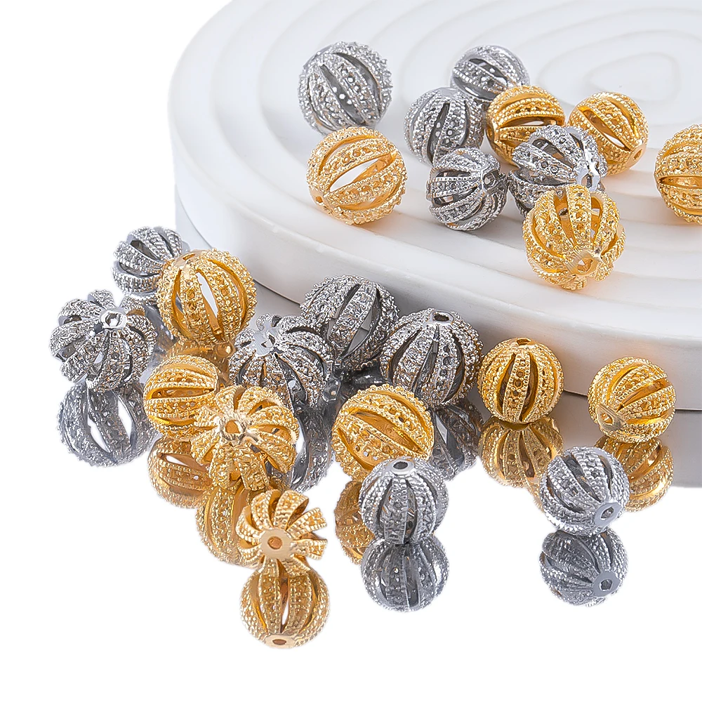 5P الفولاذ المقاوم للصدأ البطيخ الجوف خزر عازل لسوار قلادة DIY بها بنفسك مجوهرات اكسسوارات بالجملة #2