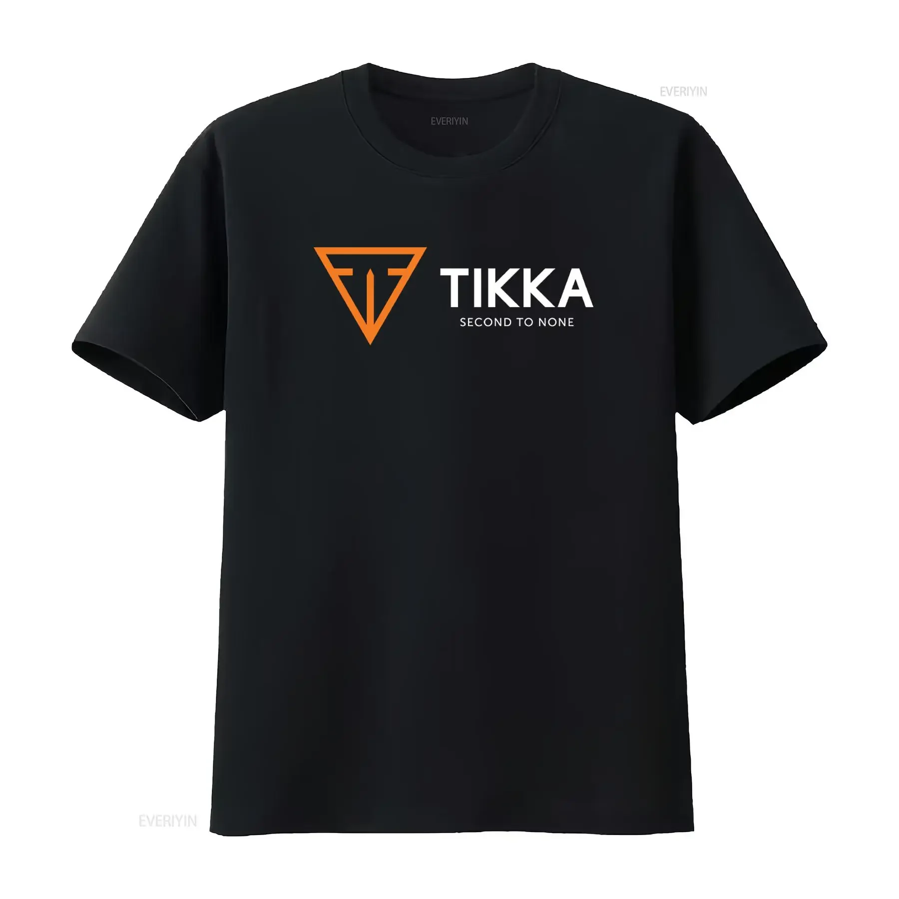 Tikka Logo Second To None Sako Finland Sniper Rifle Firearms T-Shirt Print Vintage Washed Atmungsaktive Streetwear Stretch-T-Shirts