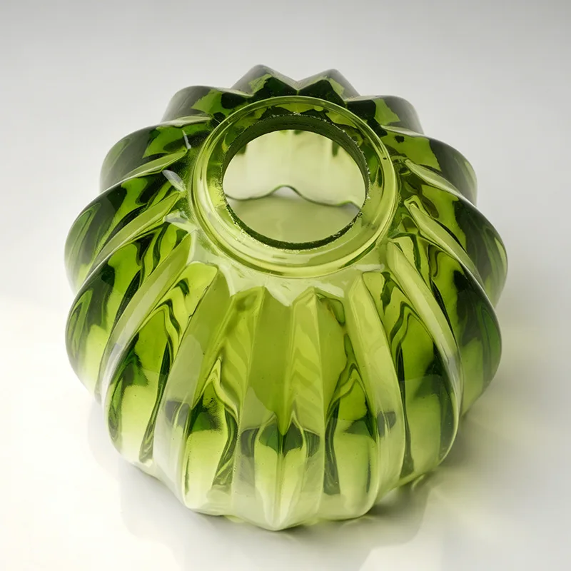 Glass Lamp Shade Replacement Nondazzling Light Easy To Install Floral Designs For Understated Room