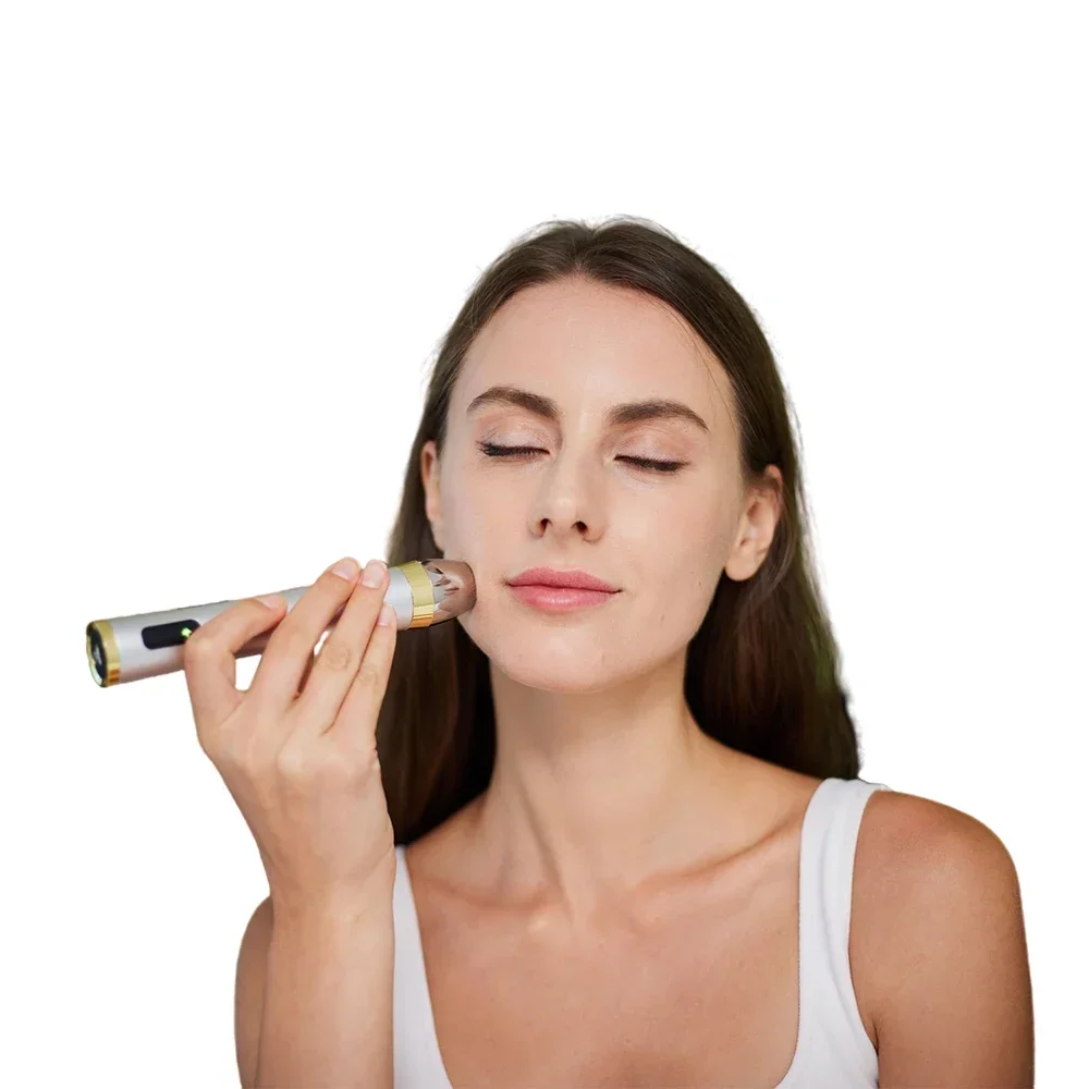 

Home Use Facial Mini Portable Skin Beauty Equipment Strong 3MHz 10 MHz Ultrasonic Beauty Device Portable Beauty Instrument