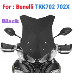 Windshield For Benelli TRK 702 702X TRK702 TRK702X Motorcycle Accessories Windscreens Wind Deflectors Viser Visor Black