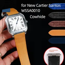 Quick Release Design for New Cartier Santos WSSA0010 WSSA0018 Medium Large Size Replacement Watchband wristband Strap 19mm 21mm