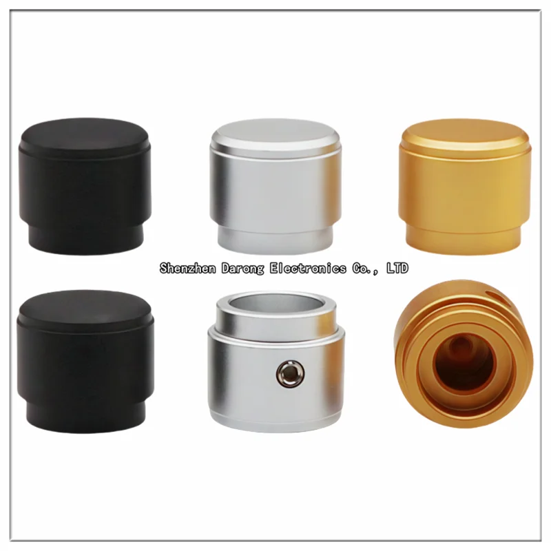15×13MM all-aluminum sandblasted solid-core knob, potentiometer/encoder adjustment cap, electronic instrument equipment knob