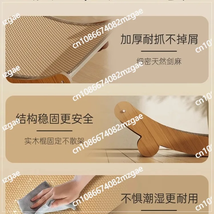 

Износостойкая и не разваливающаяся большая лежанка-лежанка 2-в-1 для кошек с интегрированной защитой от царапин, совместимая с диваном.