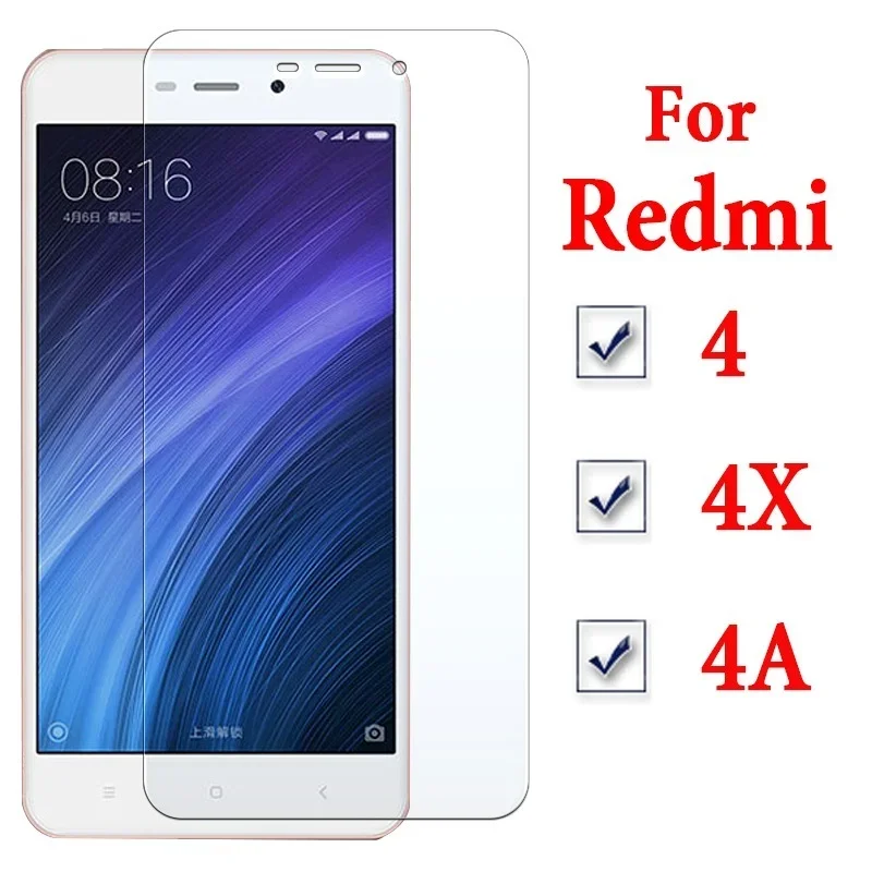 Protective glass on for xiaomi redmi 4x 4a 4 ksiomi x4 a4 a x mi tempered glas protector xiaomei xiomi xaomi redme rdmi redmi4