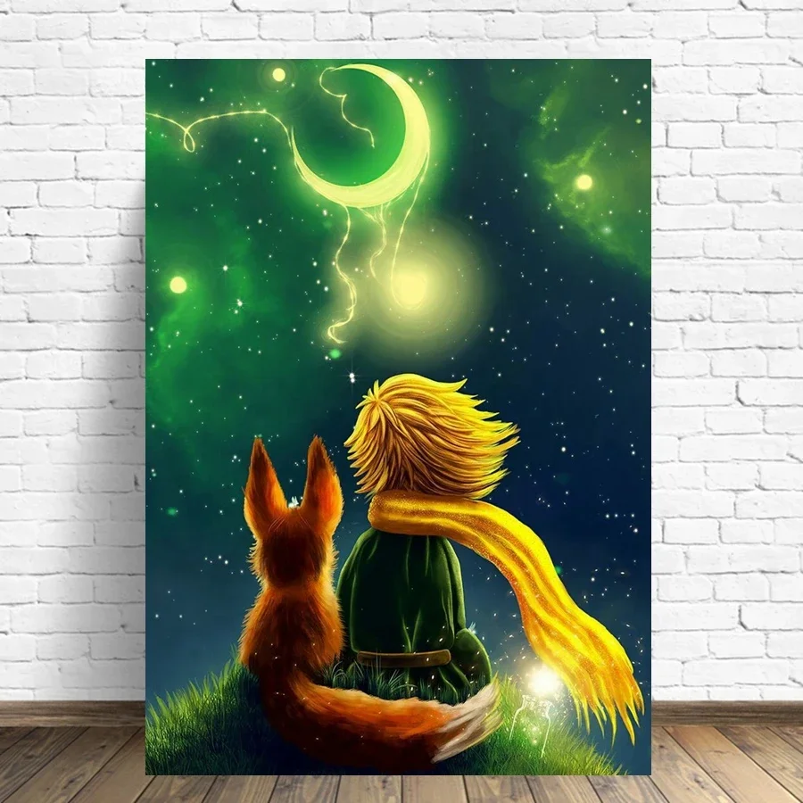 The Little Prince Diamond Painting New 5D DIY Full Round Diamonds Mosaic Embroidery Cross Stitch Kit Rhinestone Home Decor Gift