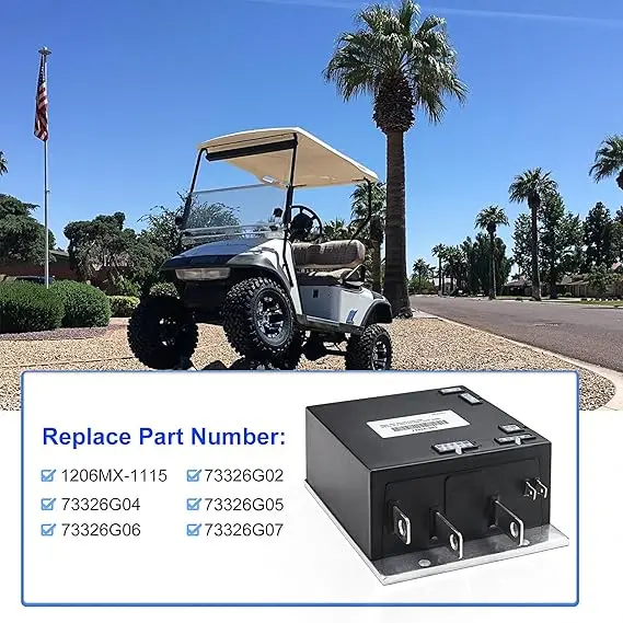 

Golf Cart Parts Accessories Curtis 36V Shunt Controller for EZGO TXT OEM 73326G02 73326G-02 73326G07 73326G-07