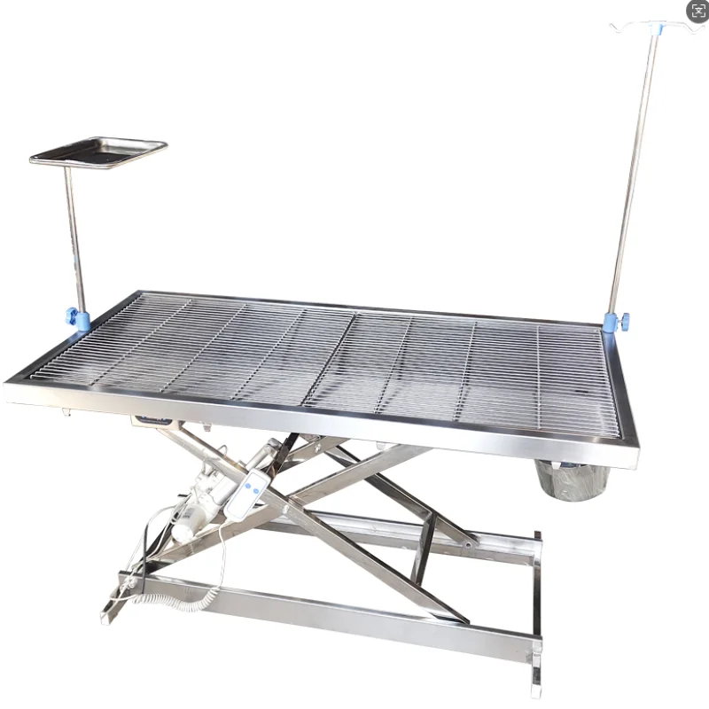 

Electric Veterinary Operating Table High-quality Stainless Steel Liftable CE Certified 2-Year Warranty Animal Operating Table