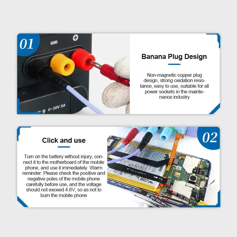 SS-905F 携帯電話電源ラインケーブルブーツテスト制御ライン電話電源修復ツール Android Samsung Huawei Xiaomi 用