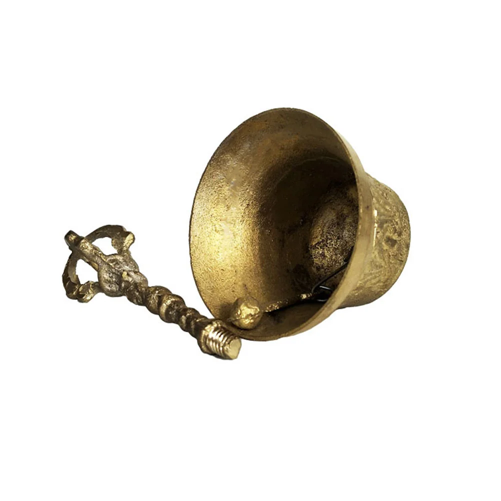 Creative Copper Bell Multipurpose Hand Bell Delicate Metal Bell Simple Call Bell simple bell decor copper bell for home