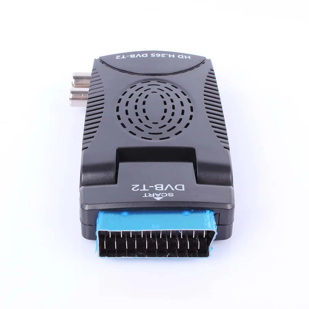 HD Digital H.265 DVB T2 Spain TDT  Europe Terrestrial TV Receiver HEVC 265 Mini Scart DVB-T2 H.265 HD Decoder EPG Set Top Box