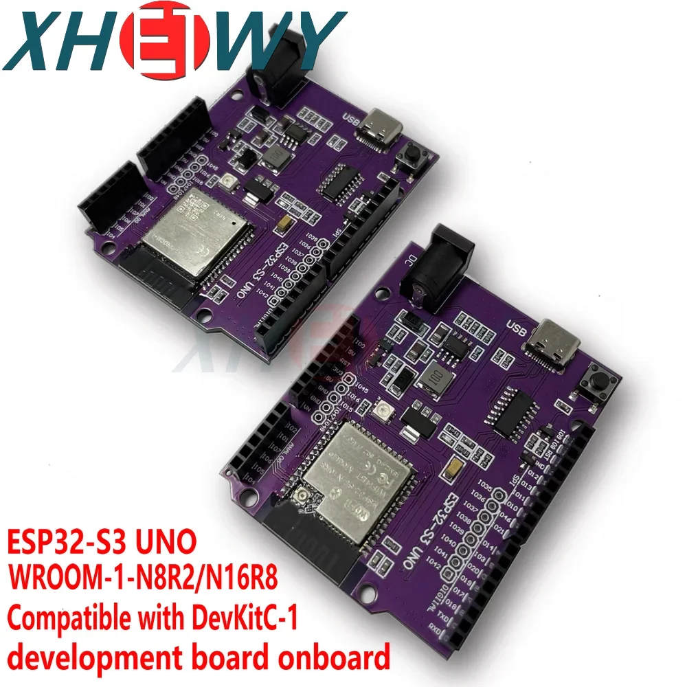 1PCS ESP32-S3 UNO development board onboard WROOM-1-N8R2/N16R8 module compatible with DevKitC-1