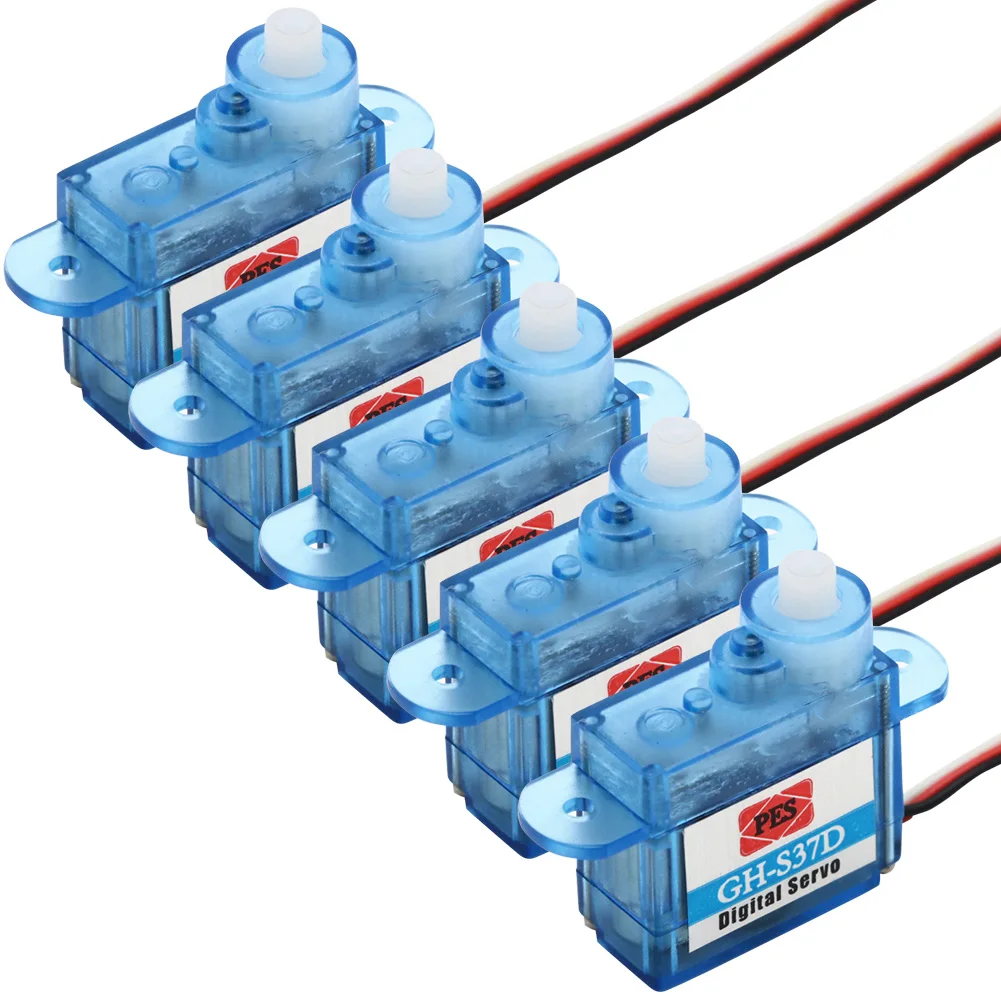 5 / 10 / 20 / 50 / 100pcs PES GH-S37A 3.7g Servo Mini Micro Servo for RC plane Helicopter Boat Car