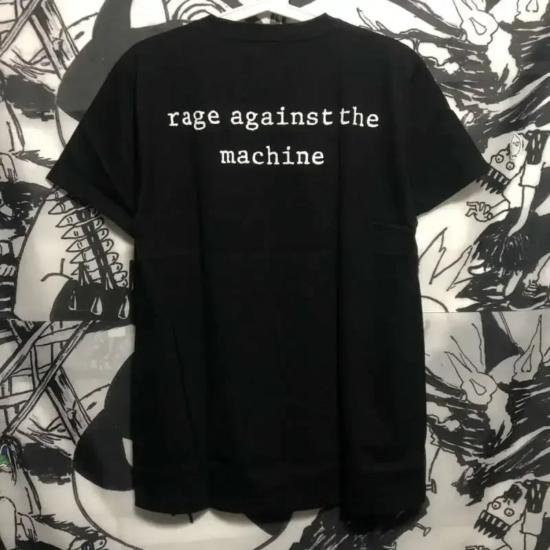 Rage Against The Machine Band Rock Men Women Summer Cotton Casual Sports Breathable Casual Short Sleeve T-Shirt Premium Sense