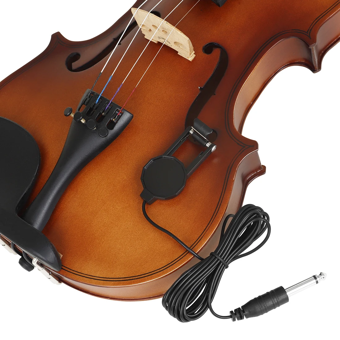 Portable Violin Pickup Professional Violin Accessories No Punching Required Acoustic Violin Sound Hole ABS Pickup Parts