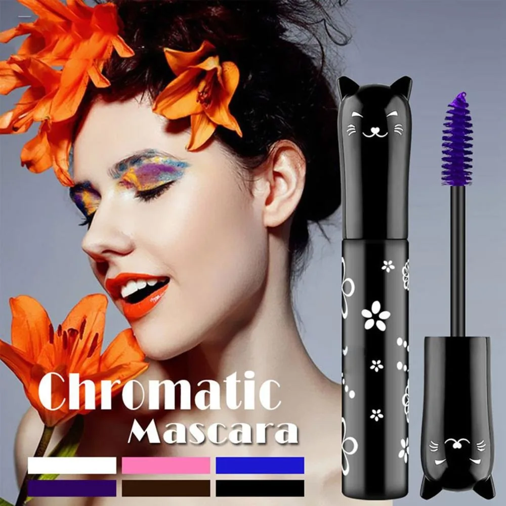 Eyebloggmascara imperméable coloré, cils à séchage rapide, UNIS issement du volume, longueur, nouveau