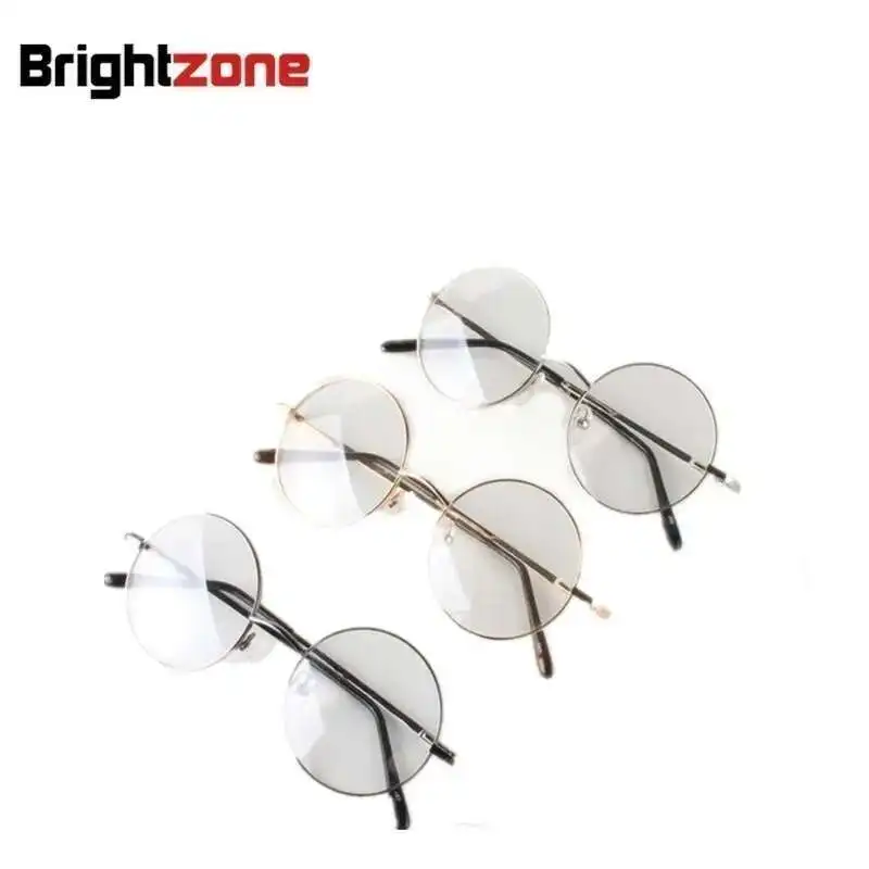 Metal Total Round Johnny depp Steve Jobs Eye Glasses Frame Oculos de grau Wholesale Multi-color Available eyeglasses gafas