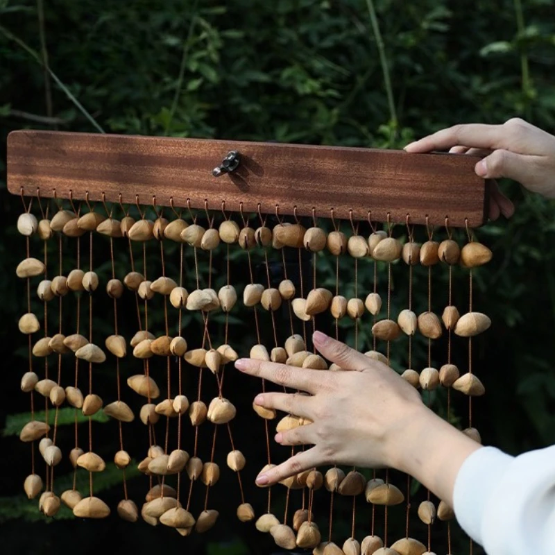 

NutShell Wind Chime Meditation Sound Bundle Ringing Fruit Shell Sound Healing Hanging Bell Relaxation Diatonic Bells Percussion