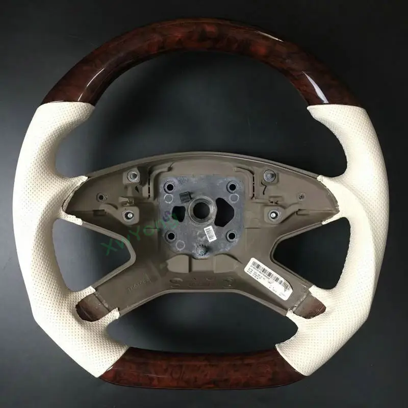 Mahogany Steering Wheel For Mercedes-Benz W164 W251 GL350 GL450 RL350 R320