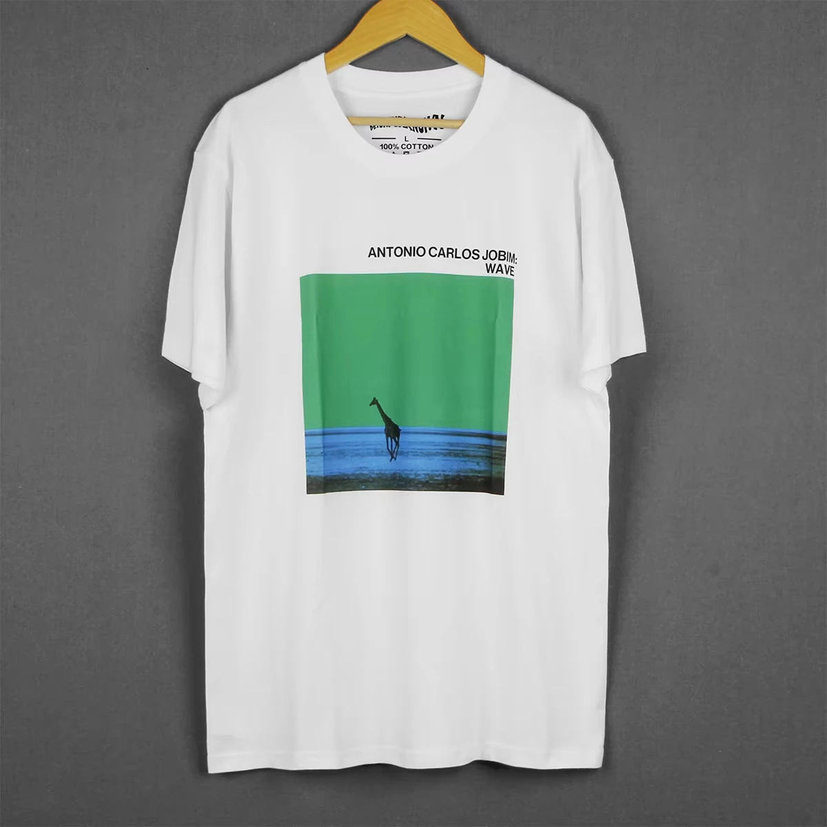 Antonio Carlos Jobim T-Shirt Wave Bossa Nova Latin Jazz Stan Getz Music Men's Short Sleeves Summer Cotton Printed Cotton Shirt